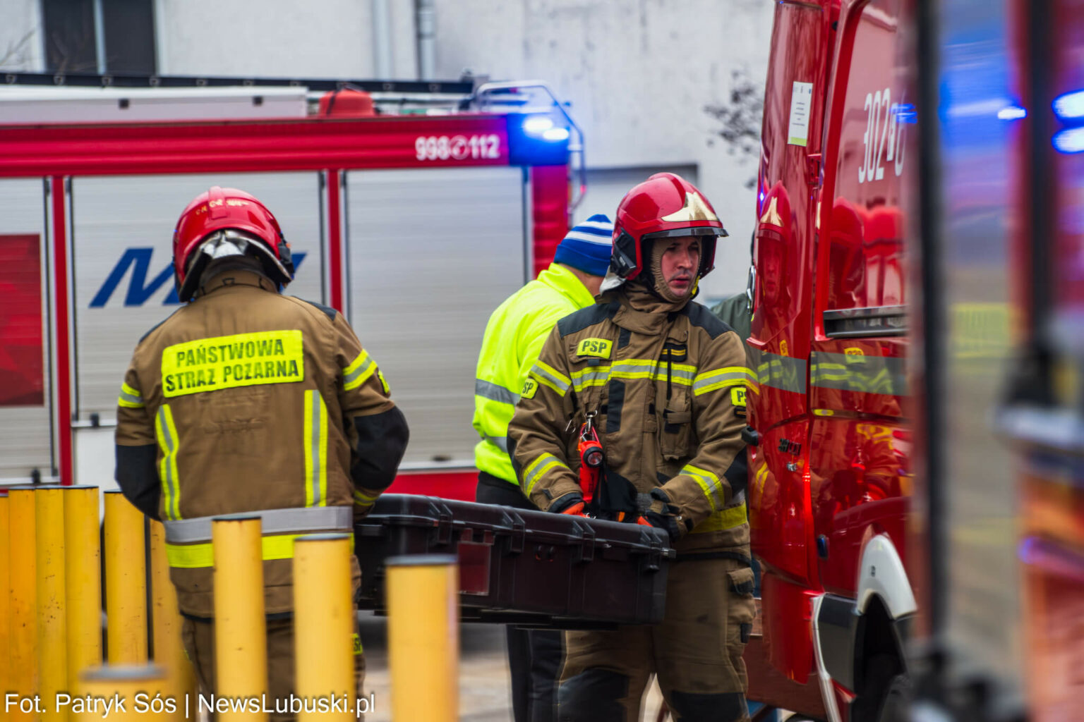 wybuch w bloku Gorz&oacute;w Wielkopolski - pożar Gorz&oacute;w Wielkopolski