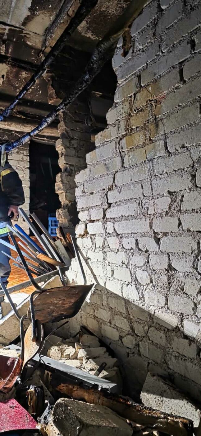 wybuch w bloku Gorz&oacute;w Wielkopolski - pożar Gorz&oacute;w Wielkopolski