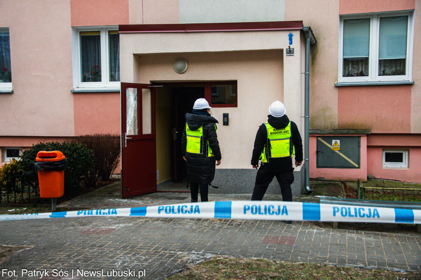 wybuch w bloku Gorz&oacute;w Wielkopolski - pożar Gorz&oacute;w Wielkopolski