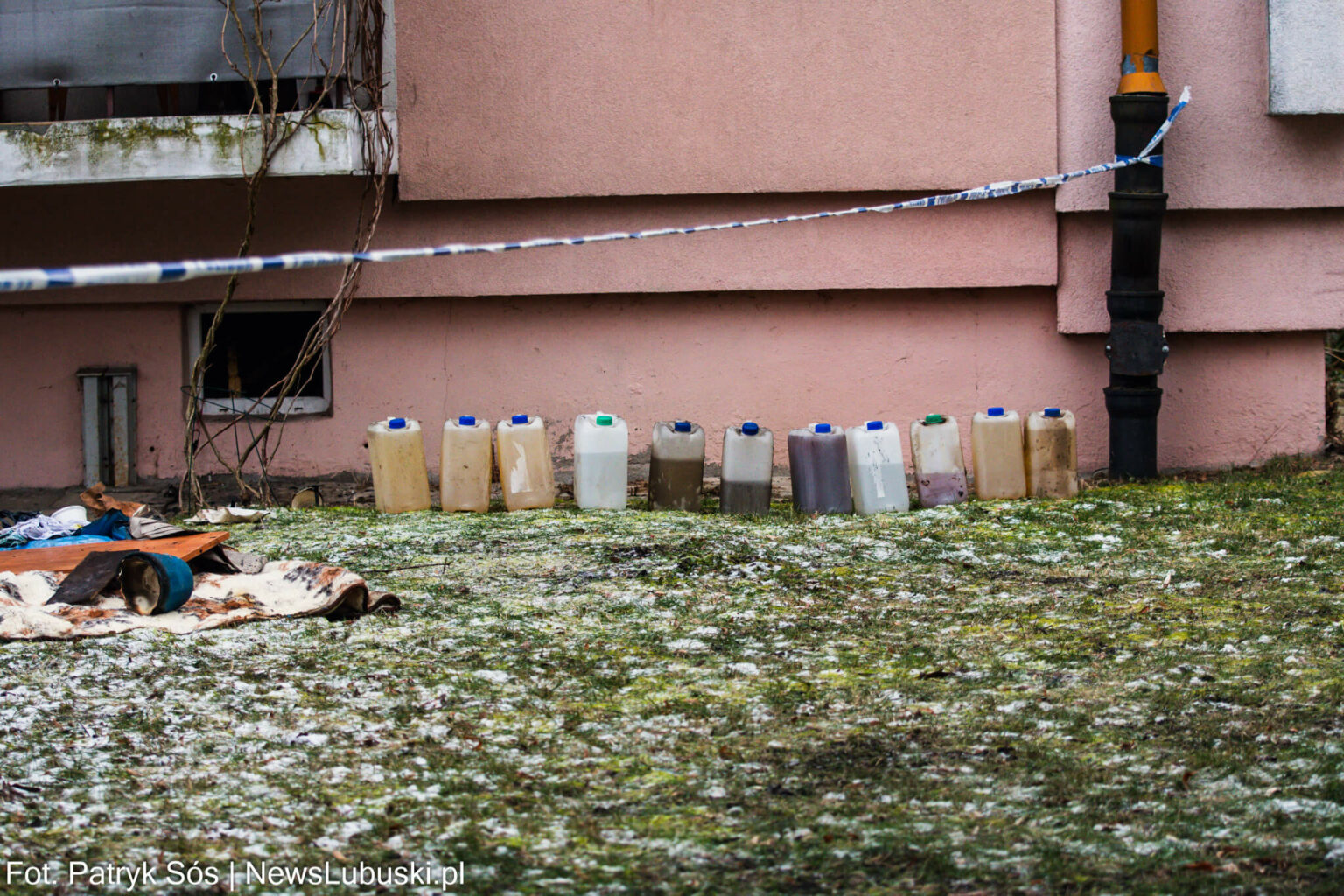 PozarWybuchGorzow_7 wybuch w bloku Gorzów Wielkopolski - pożar Gorzów Wielkopolski