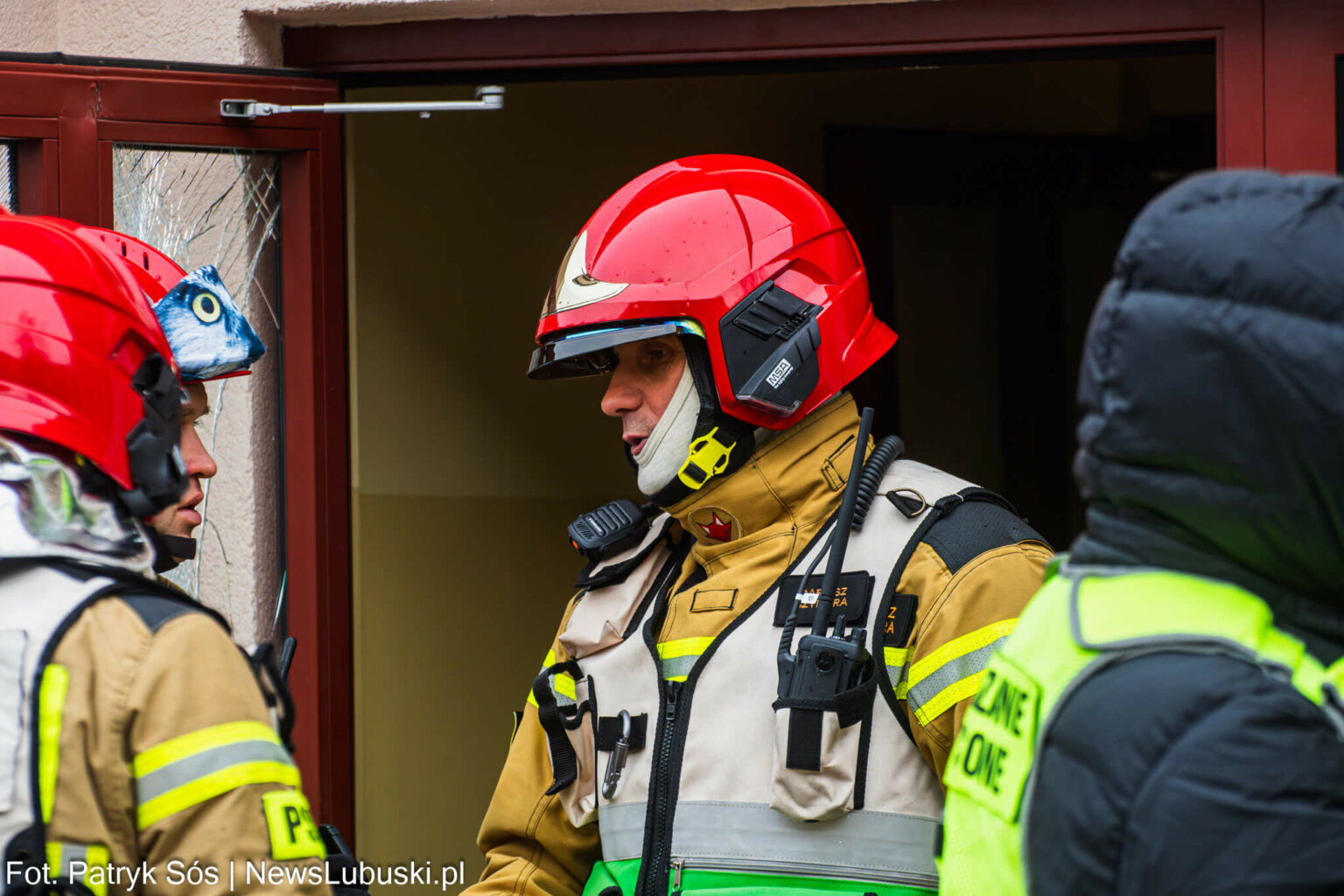 wybuch w bloku Gorz&oacute;w Wielkopolski - pożar Gorz&oacute;w Wielkopolski