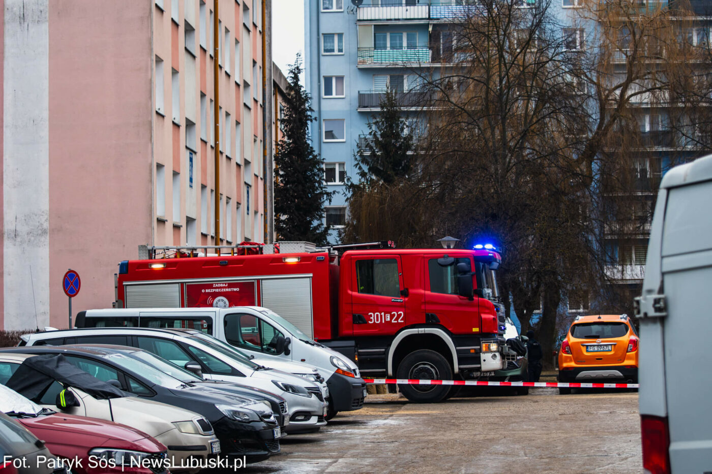 wybuch w bloku Gorz&oacute;w Wielkopolski - pożar Gorz&oacute;w Wielkopolski
