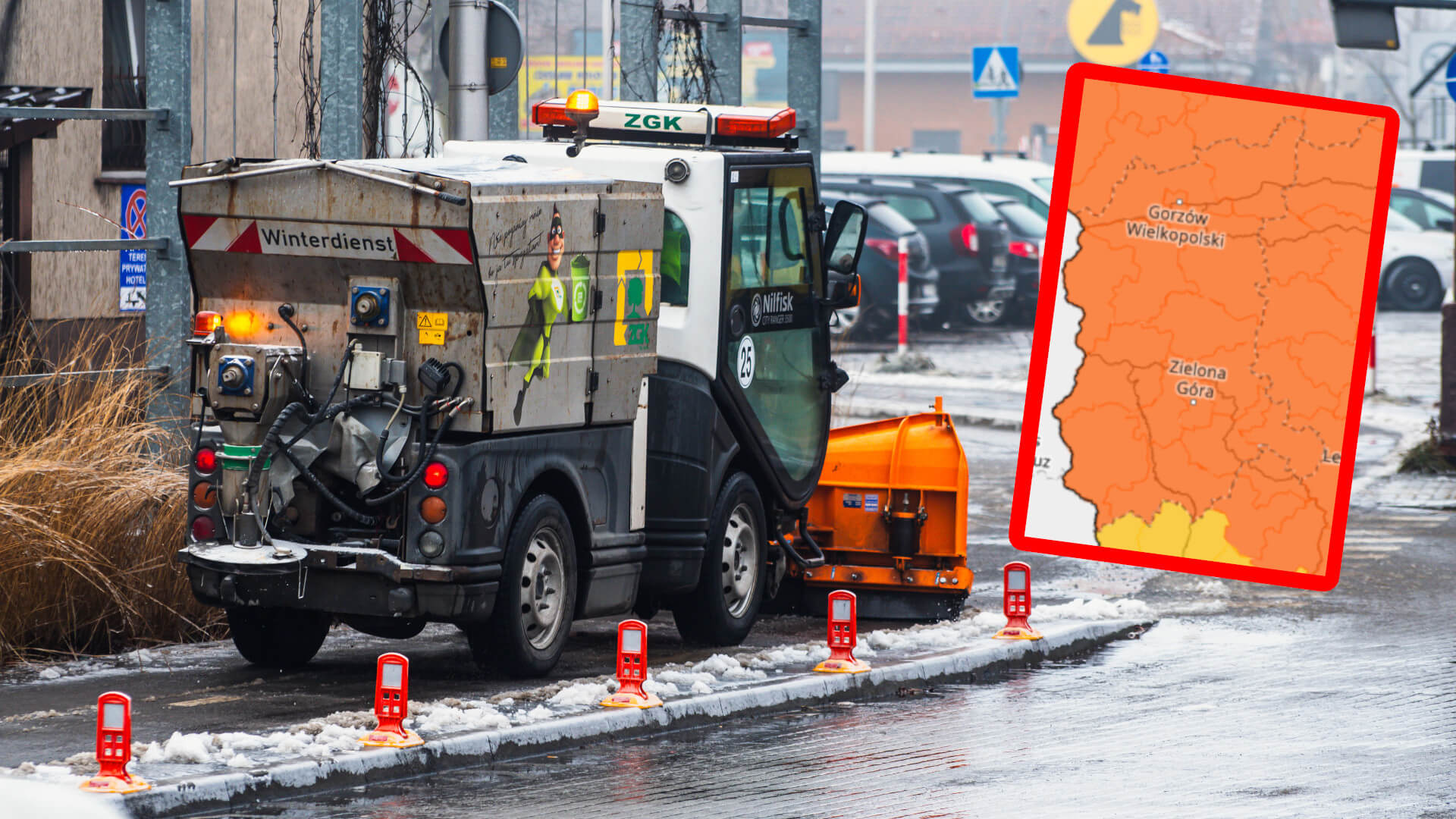 ślizgawica Lubuskie - ostrzeżenia IMGW Lubuskie opady marznące