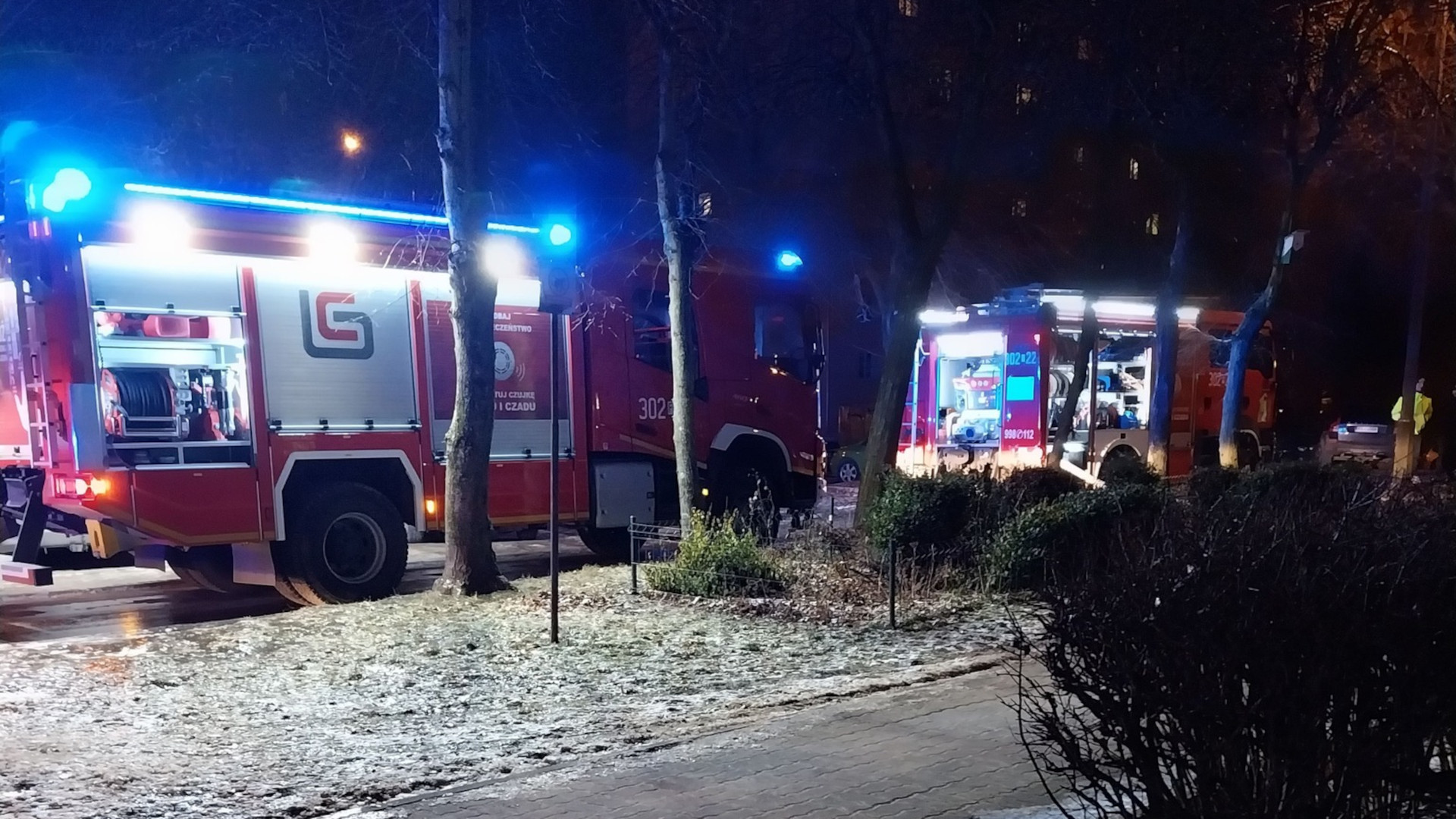 pożar Gorzów Wielkopolski - pożar Gorzów Widok