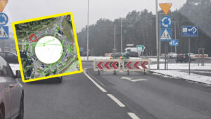 utrudnienia Zielona Góra Rondo Rady Europy