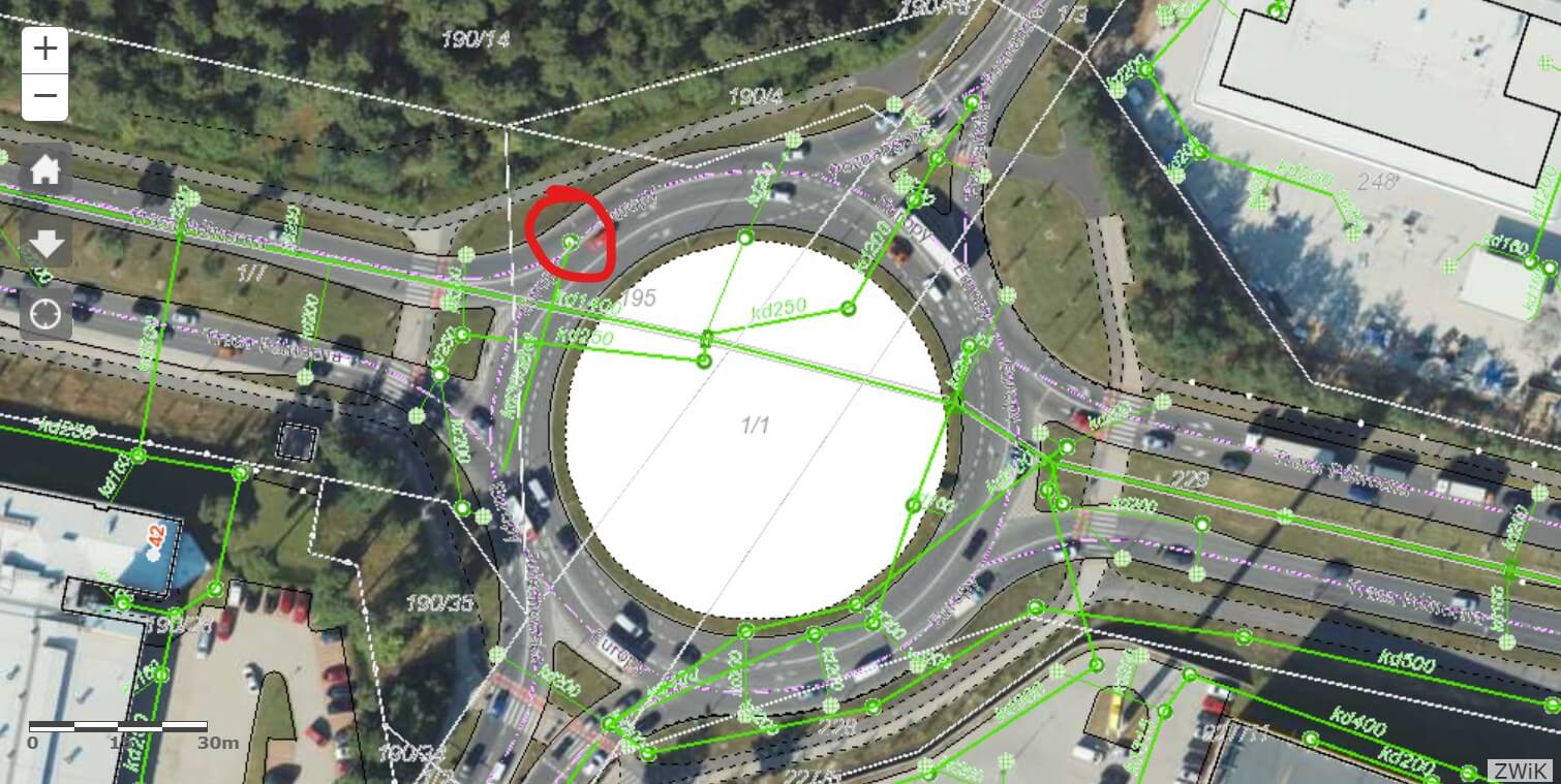 utrudnienia Zielona Góra Rondo Rady Europy