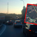 korki Zielona Góra - S3 Zielona Góra rondo Andrzeja Huszczy