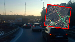 Paraliż komunikacyjny w Zielonej Górze. Miasto stoi w korkach