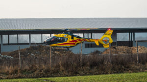 wypadek pod Zieloną Górą - wypadek na budowie