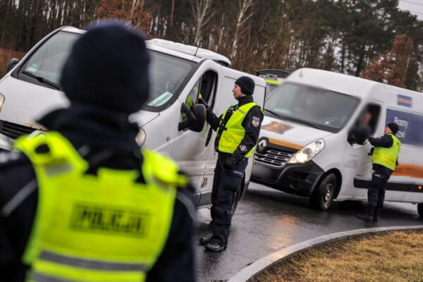 akcja policji S3 Lubuskie - kontrola trzeźwości
