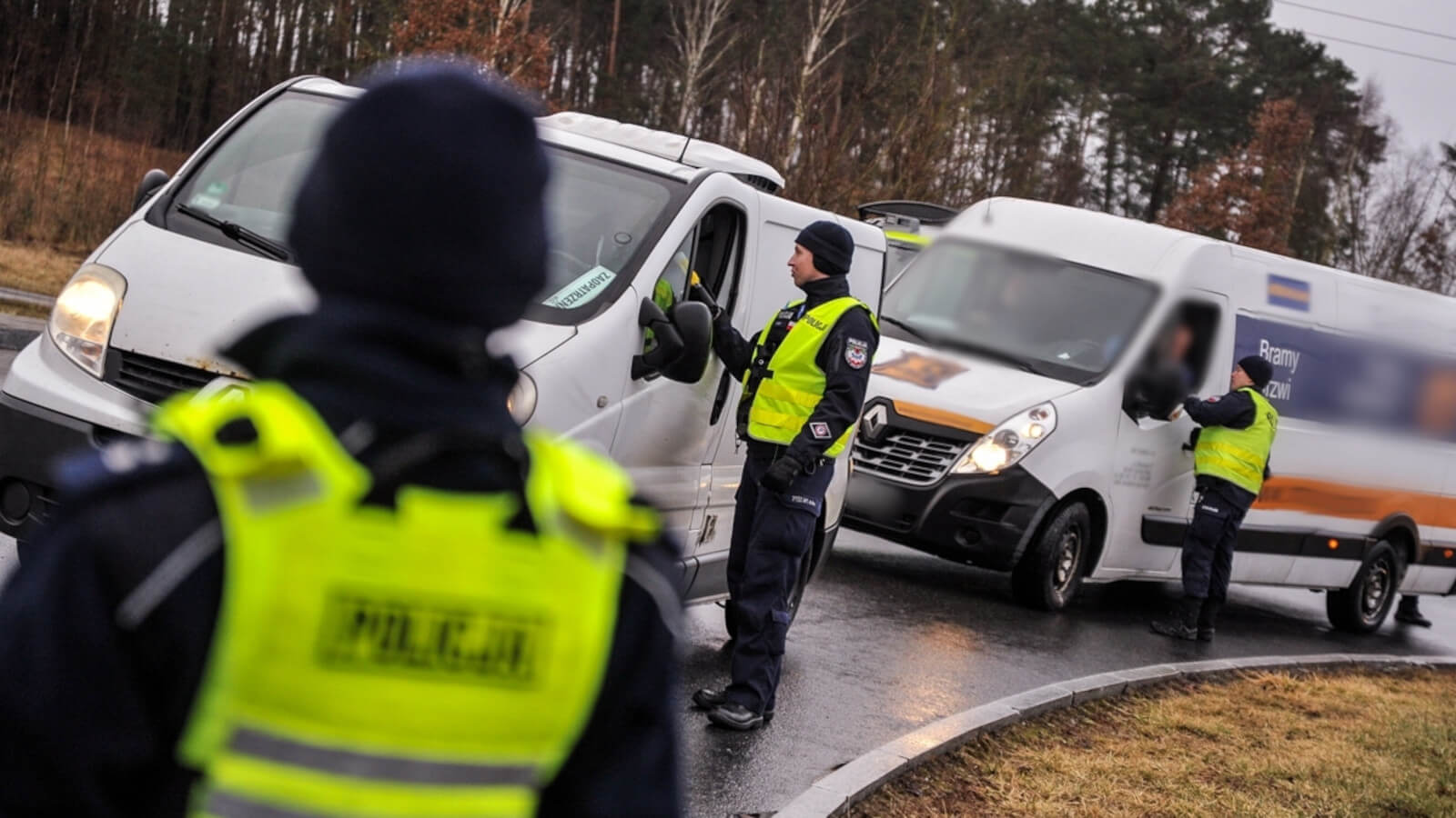 akcja policji S3 Lubuskie - kontrola trzeźwości