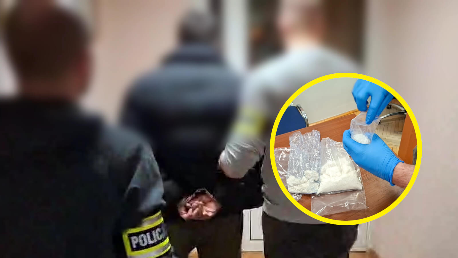 akcja policji Zielona Góra - narkotyki Zielona Góra