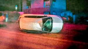 dachowanie Gorzów Wielkopolski - kradzione auto