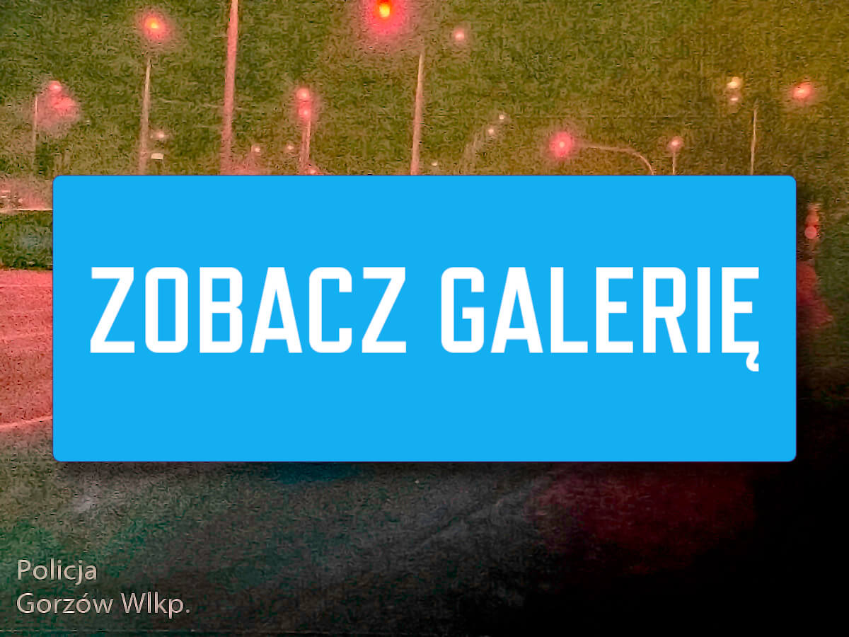 dachowanie Gorzów Wielkopolski - kradzione auto