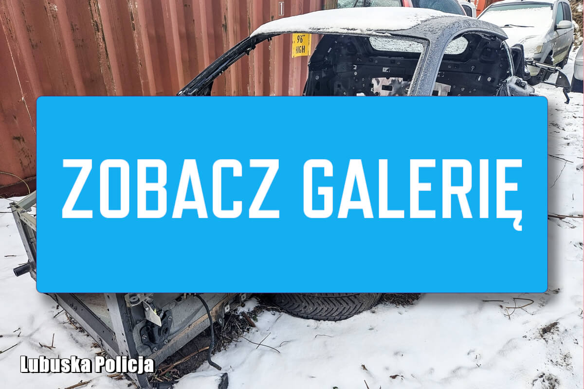 dziupla samochodowa Lubuskie - kradzione auta z Niemiec