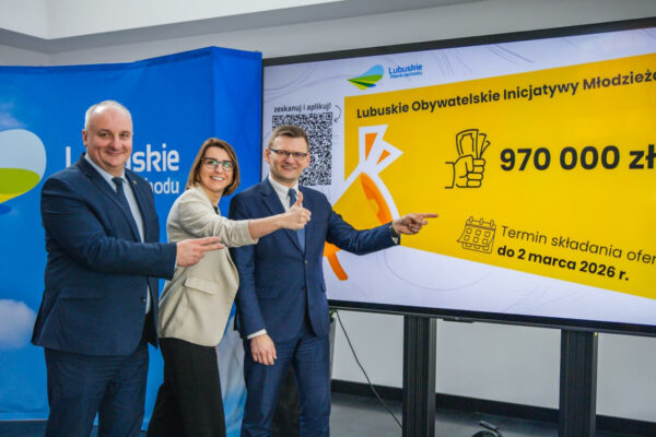 Lubuskie Obywatelskie Inicjatywy Młodzieżowe - 970 tys. zł Lubuskie konkurs