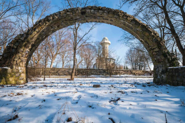park pod gwiazdami zielona góra - wieża braniborska