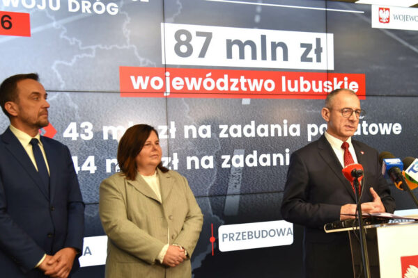 87 mln zł na drogi Lubuskie - Rządowy Fundusz Rozwoju Dróg