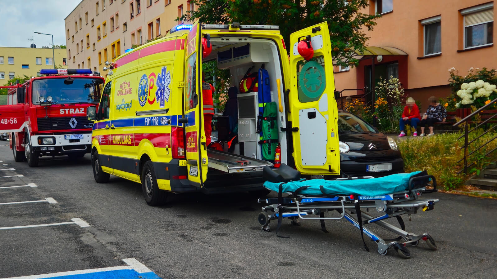 pogotowie Zielona Góra 2025 - liczba wyjazdów karetek