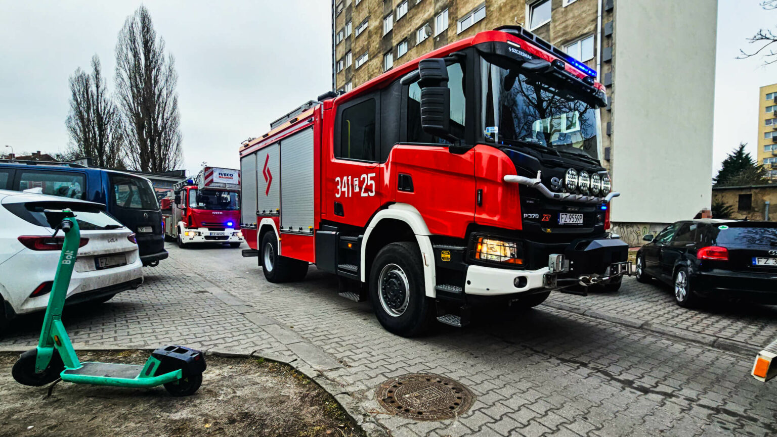Pożar Zielona G&oacute;ra -&nbsp;Straż pożarna Zielona G&oacute;ra
