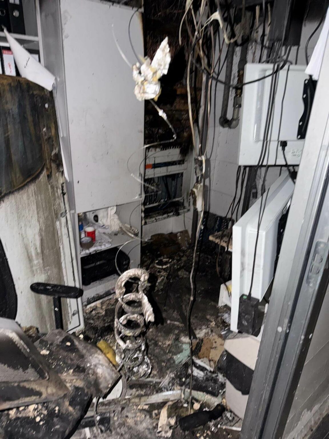 pożar Świat Pierog&oacute;w Zielona G&oacute;ra - Piątek 13 Zielona G&oacute;ra