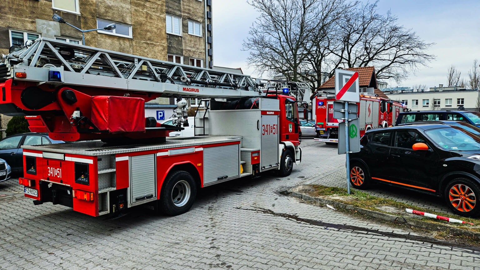 pożar Świat Pierog&oacute;w Zielona G&oacute;ra - Piątek 13 Zielona G&oacute;ra
