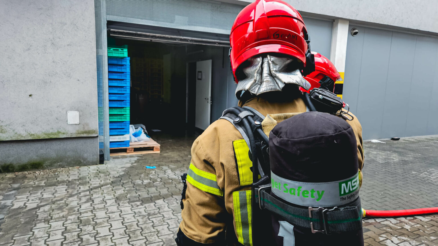 pożar Świat Pierog&oacute;w Zielona G&oacute;ra - Piątek 13 Zielona G&oacute;ra