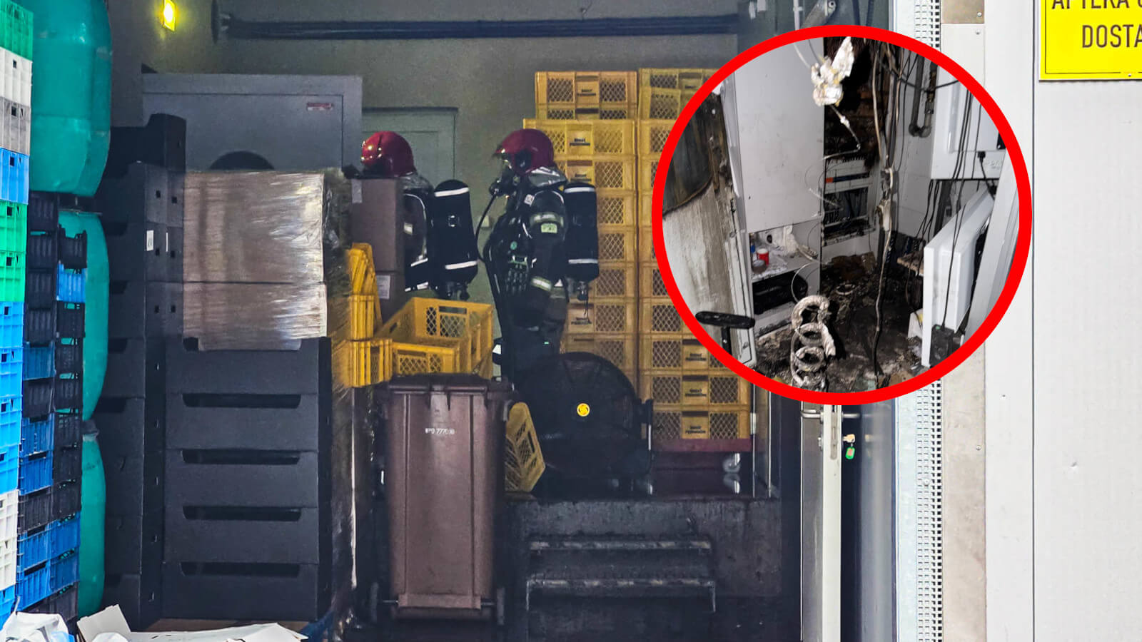 pożar Świat Pierogów Zielona Góra - Piątek 13 Zielona Góra