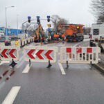 utrudnienia rondo Zielona Góra - awaria magistrali wodociągowej