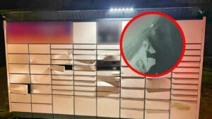 Włamanie do paczkomatu. Zniszczyli ponad 30 skrytek – wszystkie były puste (FILM)