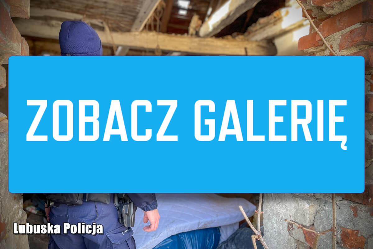 wychłodzenie Lubuskie - akcja Zima policja