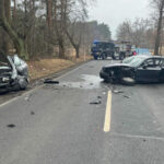 Wypadek Zielona Góra BMW - telefon podczas jazdy