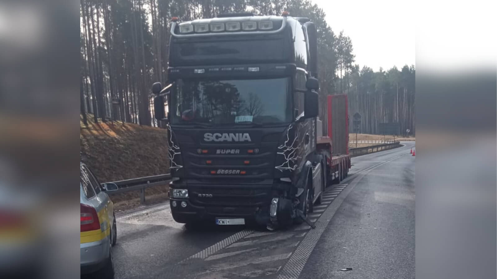 Wypadek Zielona Góra - Południowa Obwodnica Zielonej Góry