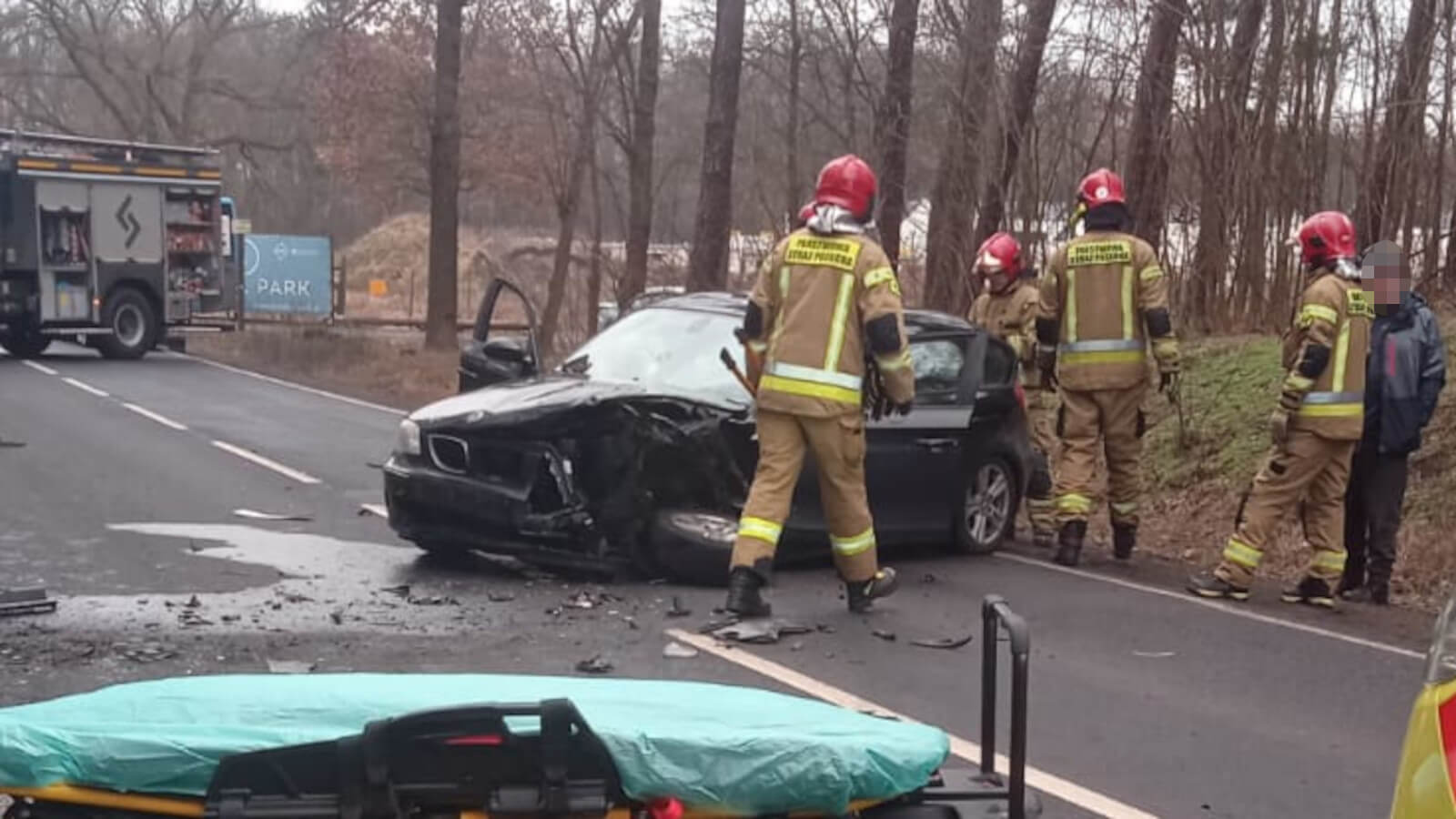 Wypadek Zielona Góra - Wypadek Przylep