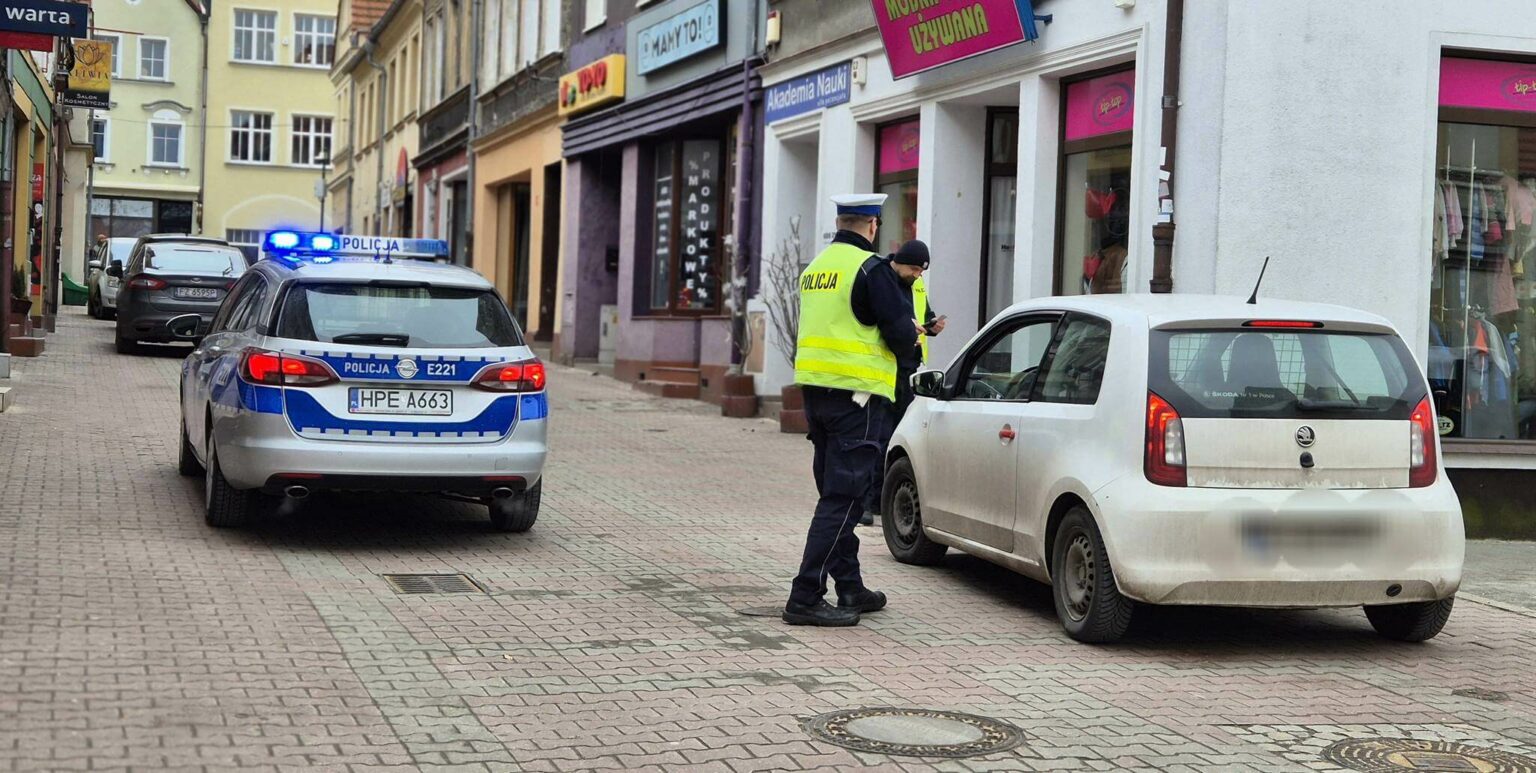 mandaty deptak Zielona G&oacute;ra - znak D-40 strefa zamieszkania