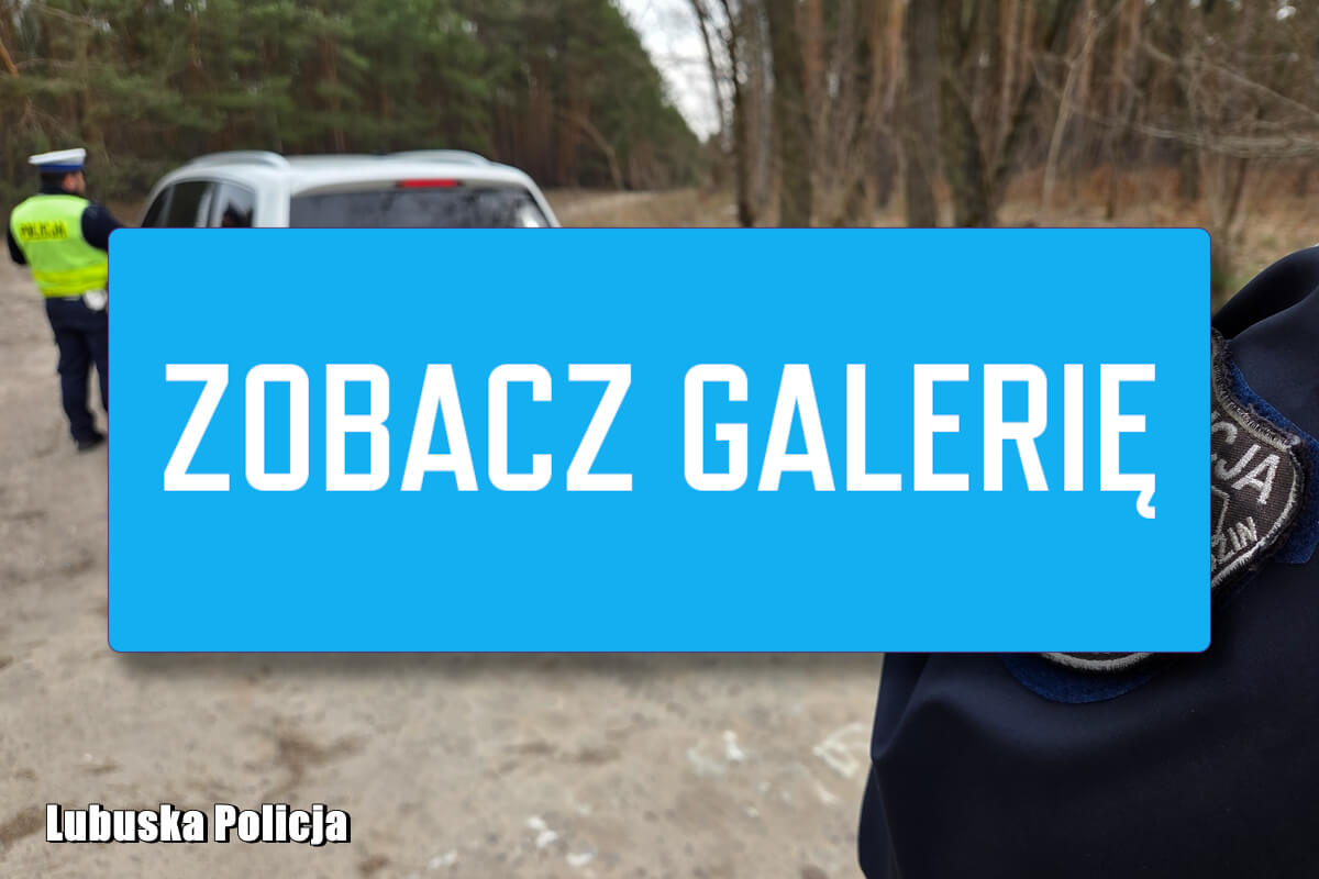 akcja policji krosno odrzańskie - policja dron kontrola