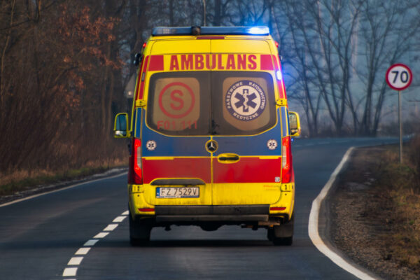 atak pogotowie Zielona Góra - agresywny pacjent