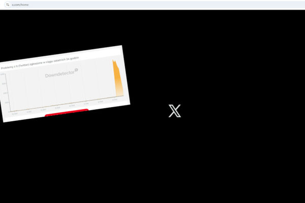 awaria X Twitter - twitter downdetector