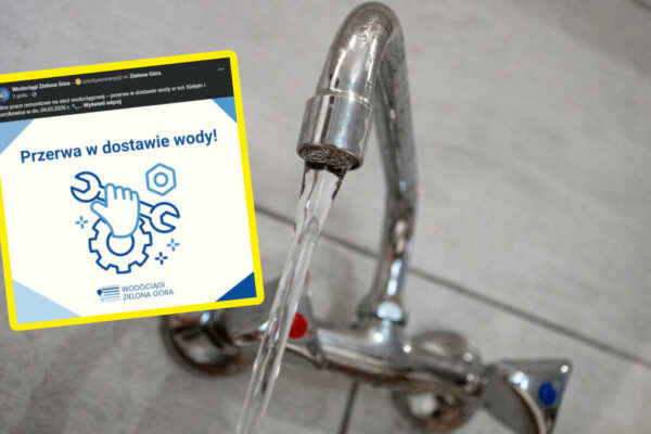 brak wody Zielona Góra - Kiełpin Barcikowice