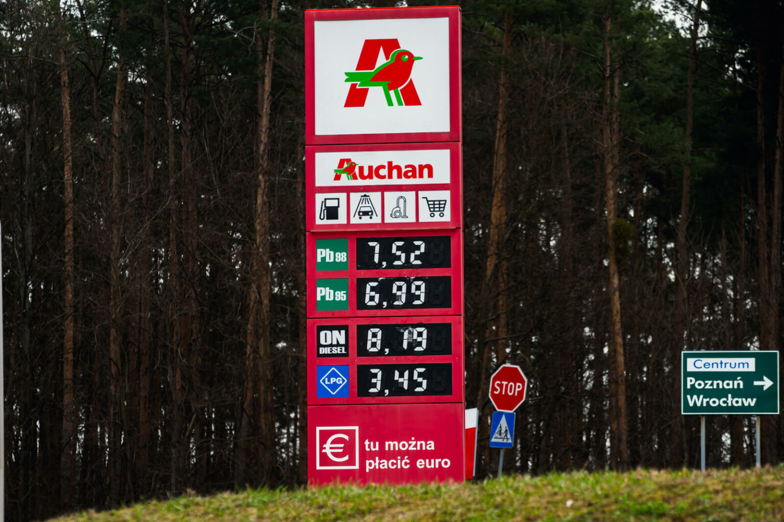 ceny paliw Zielona G&oacute;ra - ile kosztuje paliwo