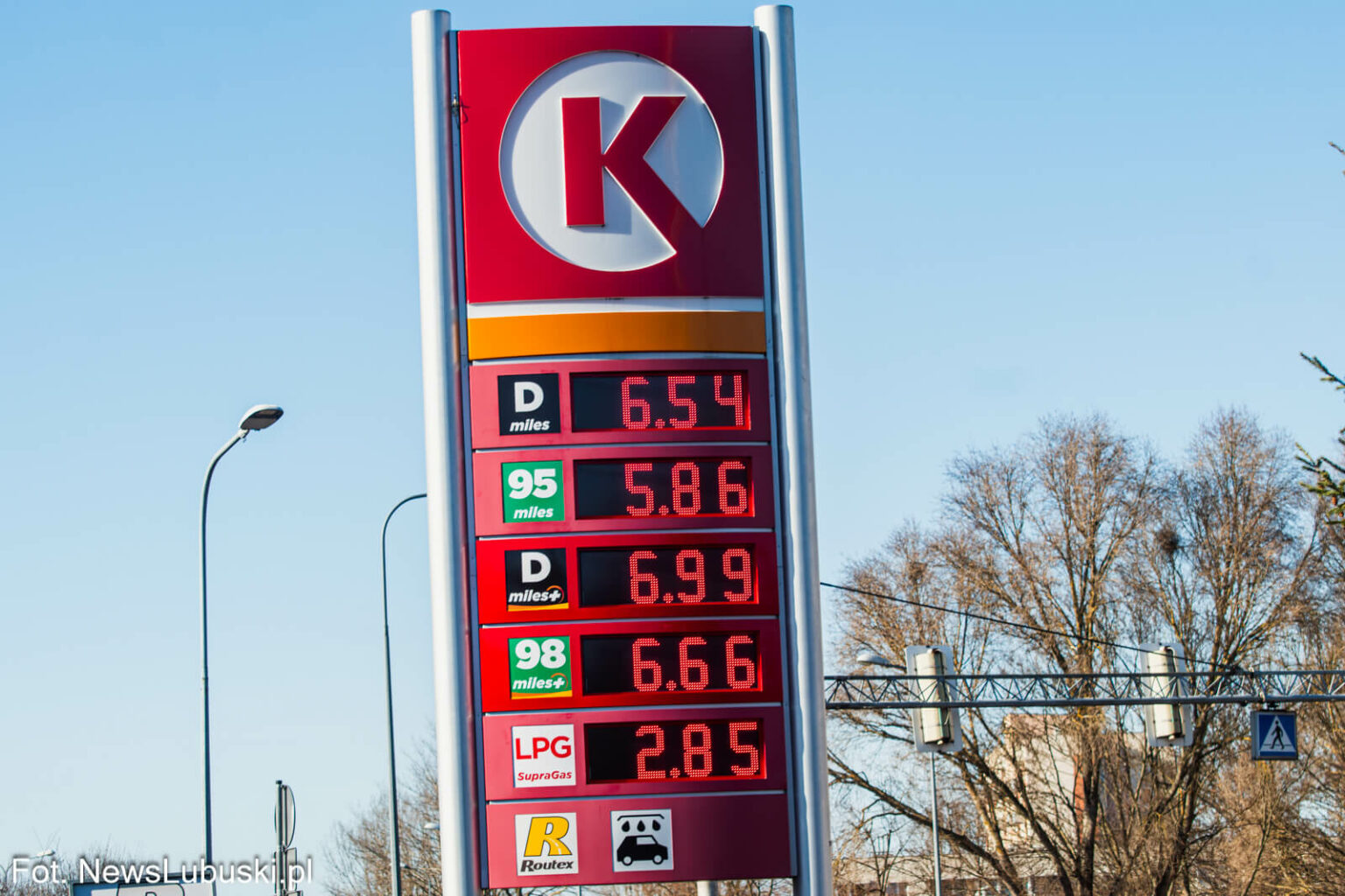 ceny paliw Zielona G&oacute;ra - paliwo Orlen cena