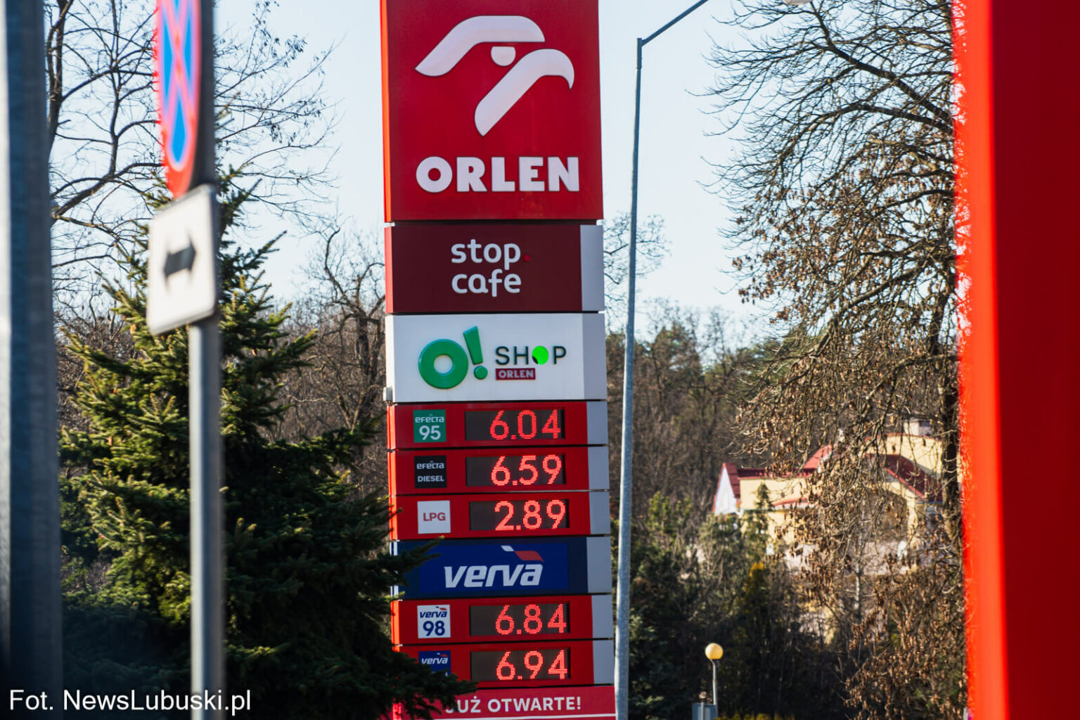 ceny paliw Zielona G&oacute;ra - paliwo Orlen cena