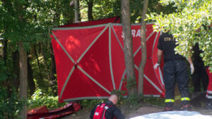 ciało w rzece Żary - znaleziono ciało mężczyzny Lipinki Łużyckie