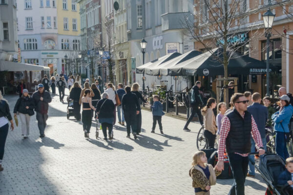 ogródki Zielona Góra deptak - duże zmiany