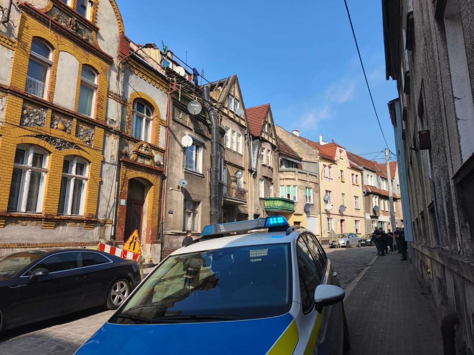 granat w Gubinie - ewakuacja Gubin