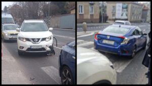 Kolizja Zielona Góra - Wypadek Zielona Góra