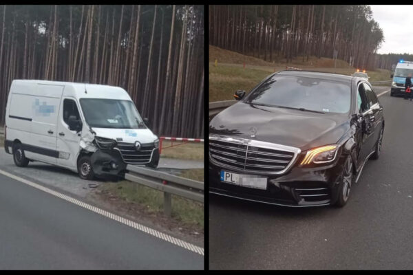 wypadek Zielona Góra - Południowa obwodnica Zielona Góra