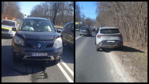 Zderzenie w Zielonej Górze. Dwa auta uszkodzone. Są utrudnienia