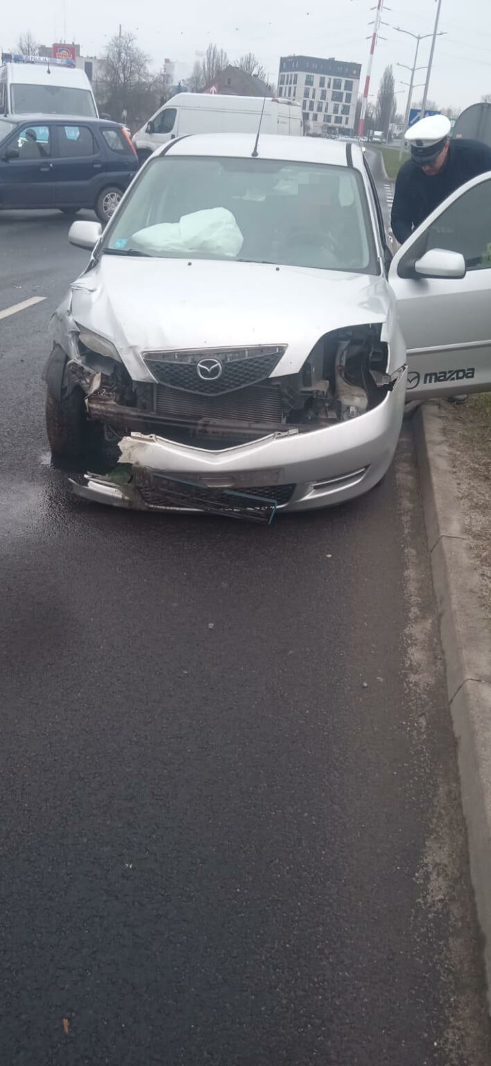 Kolizja Zielona G&oacute;ra - Wypadek Zjednoczenia Zielona G&oacute;ra