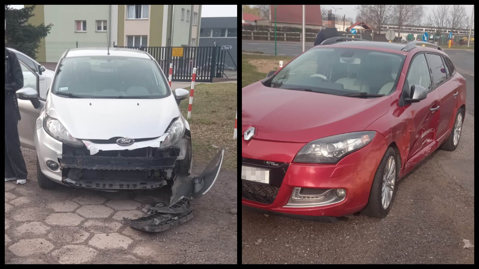 Kolizja Zielona Góra - wypadek Zjednoczenia Zielona Góra